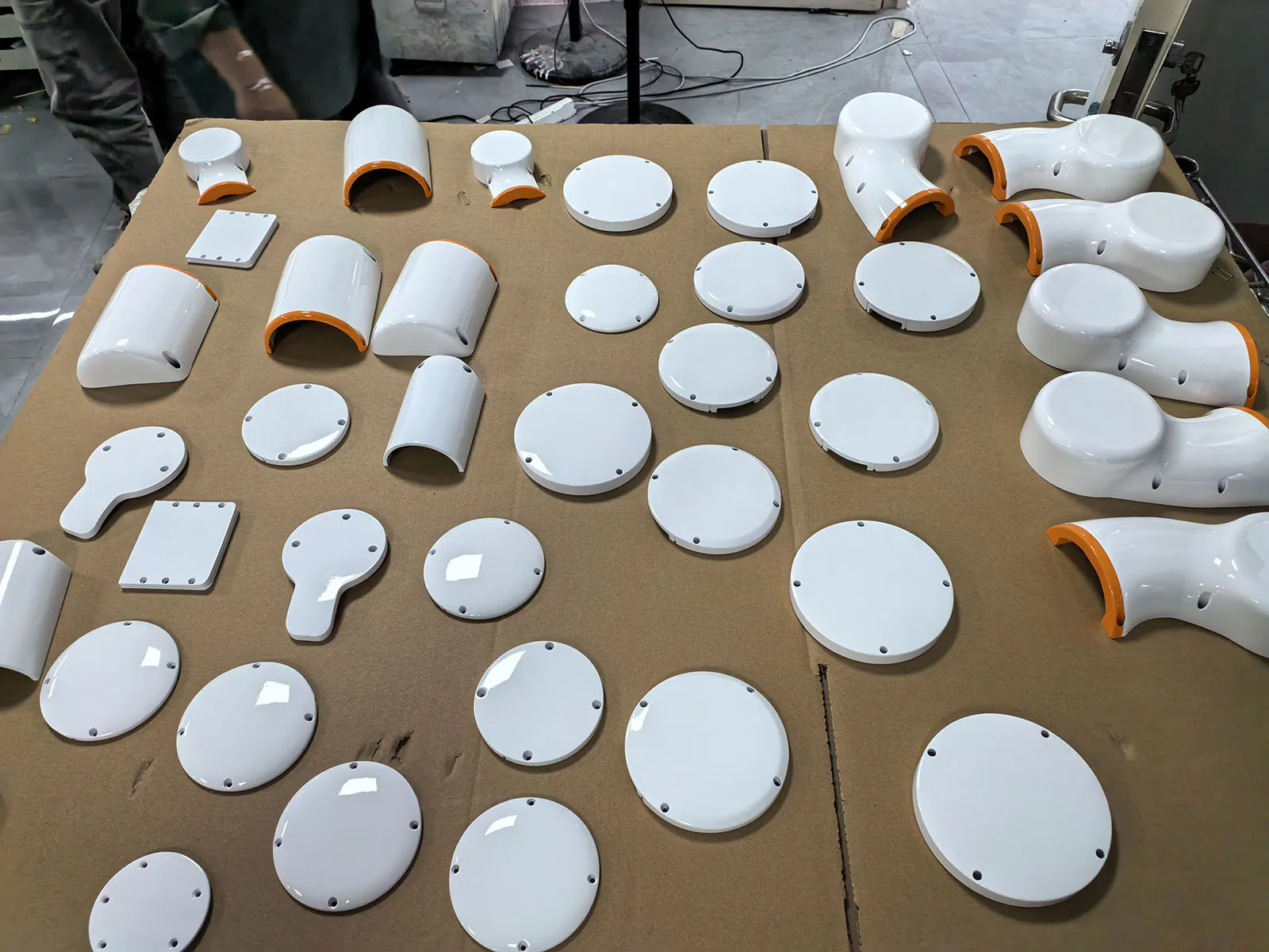 3D Printing-High-gloss Baking Finish-Humanoid Robot Project